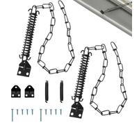 Chain Door Lock 2 Pieces Wind ow Safety Latch Hardware