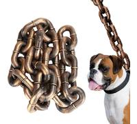 Chain Leashes For Large Dogs - PVC 1,5 m | Shock-Absorbing Dog Lead, Funny Puppy House Line | Long Dog Leash Waterproof Long Dog Leash For Training, Walking, Outdoor, Medium Small Dogs and Chats