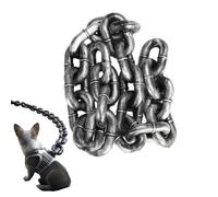 Chain Leashes for Large Dogs - PVC /6.56 Ft | Shock-Absorbing Dog Lead, Funny Puppy House Line | Waterproof Long Dog Leash for Training, Walking, Outdoor, Medium Small Dogs and Cats