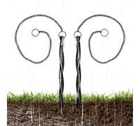 Chain Rain Gutter Stake - Heavy Duty Drain Support Rod, Outdoor Holder For Water Discharge Guidance, Anti Rust Ground Fixing Accessory, Stable Installation Design | Collection Accessory Home Exterior