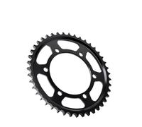 Chaîne 530, pignon arrière 43T/45T/47T compatible avec YZF-R6 (2003-2024), FZ6 (2004-2009), FZS6, YZFR7 (1999-2001) et XJR1300 (2004-2006)(530 47T Rear)