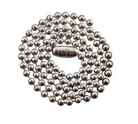 Chaîne à billes de 61 cm, en acier inoxydable T304 de 2,4 mm, fabriqué aux États-Unis (1)