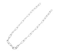 Chaîne à Boucle en Acier Inoxydable 1m, Multi-fonction, Argenté | Usage Extérieur, Charge Élevée, Liaison Sécurisée, Chaîne de Clôture, Lot en Vrac, Remplacement Remorque