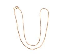 Chaîne À Boules, 1,5mm Ø, Or, 45cm, 1 Pce.