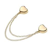 Chaîne à clip magnétique pour vêtements - Boucle élégante pour stylo de chemise, fermeture en forme de cœur | Breloque élégante à pince à manche, support décoratif, outil de tenue à la mode pour le