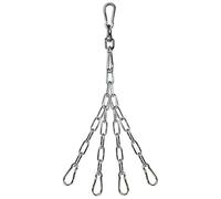 Chaîne à crochet pour sac de boxe - Maillons de connexion en acier solide, sangle de suspension réglable, chaîne de suspension rotative, accessoire d'entraînement | Cintre robuste pour équipem