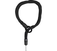 Chaîne à encastrer pour antivol de cadre ABUS - Adaptor Chain 2.0 6KS - Chaîne pour sécurisation secondaire du vélo - 6 mm d'épaisseur - 130 cm de long - Noir