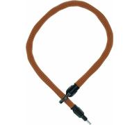 Chaîne à encastrer pour antivol de cadre ABUS IvyTex Adaptor Chain 8KS - Antivol de vélo avec gaine repoussant la saleté et l'humidité - Chaîne de 8 mm d'épaisseur - Orange
