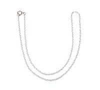 Chaîne À Maillons, Argent, 42cm, 2x3mm, 1 Pce.