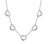 Chaîne à maillons avec pendentif en forme de cœur 45,7 cm pour femme
