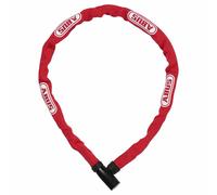 Chaine à maillons carrés 4mm - à clé - Steel-O-Chain 4804K/75 - Rouge ABUS