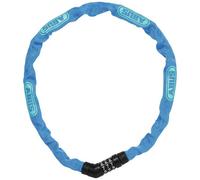 Chaine à maillons carrés 4mm - à combinaison - Steel-O-Chain 4804C/75 - bleu ABUS