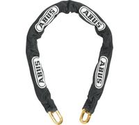 Chaîne ABUS 8KS - chaîne en Acier de 8 mm d'épaisseur pour sécuriser Les vélos, Les chaises, Les Machines et Autres - avec revêtement Textile - Peut être combinée avec Un Cadenas - Longueur 85 cm