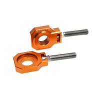 Chaîne Ajusteur Tendeur De Chaîne Curseurs Régulateur Tendeur De Bloc D'essieu pour 125-530XCW XCWF EXC EXCF 2008-2023(Orange,B)
