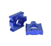 Chaîne Ajusteur Tendeur De Chaîne Curseurs Régulateur Tendeur De Bloc D'essieu pour 125-530XCW XCWF EXC EXCF 2008-2023(Bleu,A)