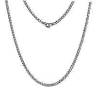 Chaîne Amello Coin 80cm chaîne d'ancre acier inoxydable Collier femme argent ESC102J