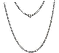 Chaîne Amello Coin acier inoxydable 80cm Collier femme ancre argent D2ESC102J