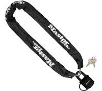 Chaîne antivol MASTER LOCK - 8390EURDPRO - 90cm x Ø 6mm - Cadenas 40mm - Gaine nylon - Noir
