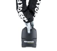 Oxford Hardcore 13mm 1.5m Chain Lock Argenté