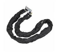 Chaîne antivol robuste pour vélo, moto, scooter, en acier trempé avec manchon en tissu (180 cm)