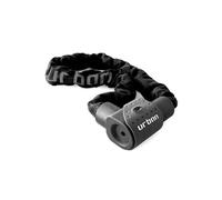 URBAN 10K120 Chaine Antivol Moto ART3 Homologué, Maillons en Acier Trempé ø10mm, Revêtement Textile, Cadenas à Chaîne Haute Sécurité pour Moto, Scooter, Velo, Trottinette Electrique, 120cm