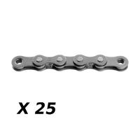 Kmc Z1 Narrow Chain 25 Units Argenté 112 Links
