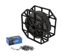 Chaîne avec 40 attaches rapide anti-rouille KMC X10 EPT 10 vitesse Argenté