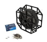 Chaîne avec 40 attaches rapide KMC X9 EPT 9 vitesse Argenté