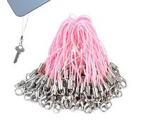 Chaîne avec breloque pour téléphone, 100 pièces, bracelet avec mousqueton à homard, cordon de poignet et étui de téléphone, pour femmes et hommes, fabrication de bijoux, sac à dos, porte-clés, Fare