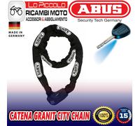 Chaîne Avec Fermeture Abus Granit CityChain 1060 - 140 Cm En Acier Cémenté