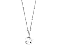 Chaîne avec pendentif Happy Hour en forme de globe terrestre Argenté, Xenox