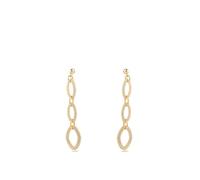Chaîne boucles d'oreilles pour femmes HipHop boucles d'oreilles or ovale lien Design mode tendance accessoires cadeau