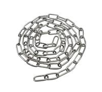 Chaine Chaîne à maillons métalliques robustes, 1 mètre, 3/4/5/6mm, chaînes de traînée adaptées for suspendre des vêtements, balançoire, corde liaison for sac sable(4mm)