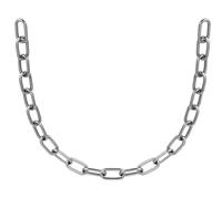 Chaine Chaînes en acier inoxydable, longue boucle, verrouillage léger, traction, remorquage for Camping plein air, clôture suspendue for animaux de compagnie(4mm x 1m)