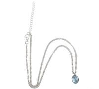 Chaine clavicule en pierre de lune, collier de forme unique en alliage, parfait pour ajouter du style à n'importe quelle tenue (06)