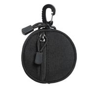 Chaîne Clé Du Sac À Lèvres De Poche - PUNCTION MODINA BACKPACK PACINE | Tiny Key Chain Cash | Sac De Changement Rond | Portefeuille De Monnaies, Paquet D'écouteurs, Étui Clé, Bors, Noir ,