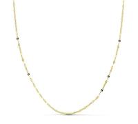 Chaine Collier femme Miroir Or Jaune 18 Carats epaisseur 1.5 mm - Certificat de Garantie - Mondepetit - 1460-50 cm
