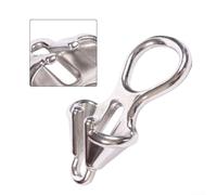 Chaîne d'ancrage en acier inoxydable 316 avec anneau de verrouillage pour corde ou chaîne de 6, 8 mm et 10 x 12 mm, fournit un ancrage stable et sécurisé sur les bateaux (6-8 mm)