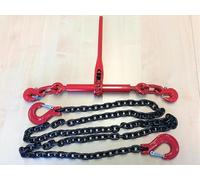 Chaîne d'arrimage Classe 8-2 Parties - 8 mm - 2,5 m - Force d'arrimage (LC) : 40 KN (4000 daN = 4,0 to)