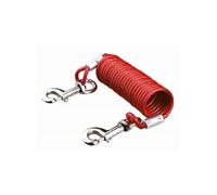 Trixie Chaîne d'attache pour chien câble spirale 5 m Rouge
