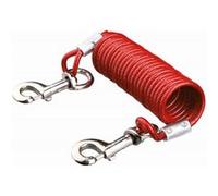 Trixie Chaîne d'attache pour chien câble spirale 5 m Rouge