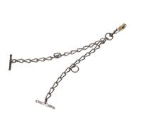 Chaîne d'attache double fermeture sécurisé Kerbl Argenté 82 cm