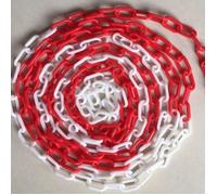 Chaîne d'Avertissement Plastique Rouge et Blanc Chaîne de Signalisation ,10M