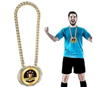 Chaîne de 15 cm pour Meilleur Chiffre d'affaires de Tous Les Temps Grande Médaille Champion en Or Chaîne Amusante Champion MVP pour Le Football Le Basket-Ball Les Sports Cadeaux