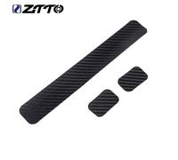 Chaîne De Bicyclette Protecteur De Cadre De Vélo Chaîne Rester Posté Accessoires De Couverture De Protecteur De Chaîne De Vélo Vtt Garde En Fiber De Carbone Noir Z6h0