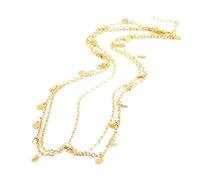 Chaîne de bijoux Headpiece Head Chain de bijoux Chaîne de front Tassel Metal Sequin Hair Band Decoration Accessary for Wedding Prom Party Golden