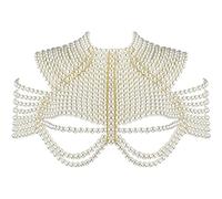 Chaîne De Carrosserie Perle pour Femmes Bra Sexy Bikini Chaîne De Carrosserie Collier D'épaule À Épaules De Mode Body Body Body Party Party Chain Accessoire pour Les Filles