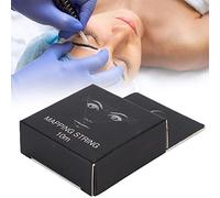Chaîne de cartographie des sourcils, chaîne de cartographie pré-colorée pour mesurer les sourcils, microblading spot-on-front, sourcils de tatouage, 10 mètres de fil de charbon de bois de bambou ultra