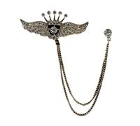Chaîne De Chemise 3Pcs Multi-Pattern Golden Chain Brooch | Classic Ornament Suitable For Banquet Wear