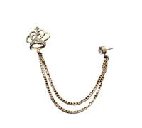 Chaîne De Chemise 5Pcs Maple Leaf Rhinestone Chain Brooch